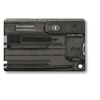  Victorinox Swisscard quattro svart transparent
