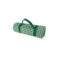 Bercato bercato picknickpläd rutig 150x135 cm grön/vit