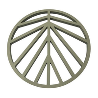 Peace grytunderlägg silikon oliv/grå d16cm - Collection by happynest