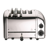 Kombitoaster  dualit vario original 2+2 skiv 2+2 skiv 2+2 skiv - Dualit