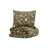 Bäddset bandene satin 150x210 grön