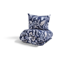 Stormhagen satin 150x210 marinblå