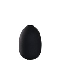 Vase 19 metal black - Leonardo