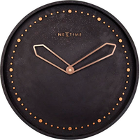 Cross väggklocka ø35cm svart - Nextime