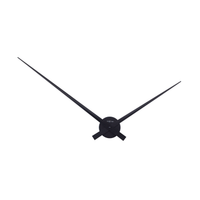 Hands 85 svart väggklocka - Nextime