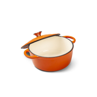 Gjutjärnsgryta 2,8 l orange - Orrefors Jernverk