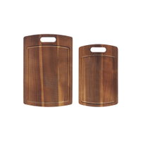 Skärbrädor 2-pack brun