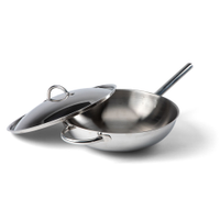 Wokpanna stål - Orrefors Jernverk