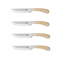 Köttknivar 4-pack stål