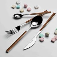 Pintinox bestickset 24-del sushi queen mahogany pintinox