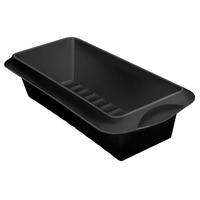 Bakform rekt. 24cm svart silik