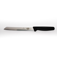 Brödkniv svart plasthandtag