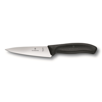 Kockkniv, 12cm, svart
