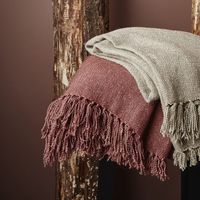 Scandinavian home scandinavian home pläd harmoni röd 130x170cm