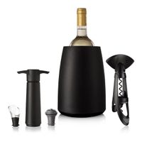 Vacuvin vacuvin set med vintillbehör 5 delar elegant plus svart
