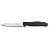 Grönsak- & skalkniv 10 cm svart - Victorinox