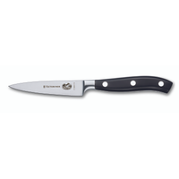 Grönsakskniv, smidd, 10 cm svart - Victorinox