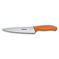 Kockkniv, 19 cm, svart orange - Victorinox