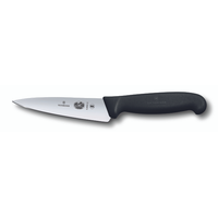 Kockkniv,12 cm, svart fibrox svart - Victorinox