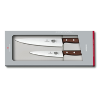 Köksknivsset, 2 delar rosenträhandtag rosenträ - Victorinox