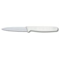Skalkniv, 8 cm  spetsig, vågig vit - Victorinox Skalkniv, 8 cm  spetsig, vågig vit - Victorinox