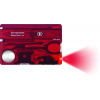 Swisscard lite röd transparent - Victorinox