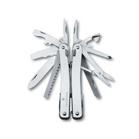 Swisstool spirit, läderhölster stål, blankpolerad - Victorinox