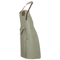 Witloft förkläde i mediumstorlek.  Oliv / Grå