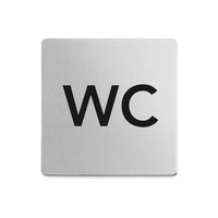 Zack informations skylt indici wc