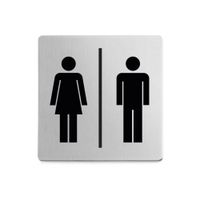 Zack informations skylt man/kvinna