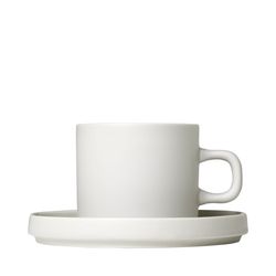 Pilar, set 2 kaffemuggar & fat, 4 pcs. moonbeam - Blomus