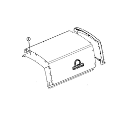 Broil king innerpanel för lock till baron 5 brännare