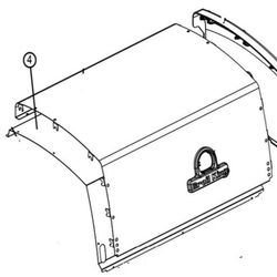 Broil king innerpanel för lock till regal 4 brännare