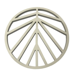 Peace grytunderlägg silikon mångrå d16cm - Collection by happynest