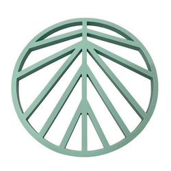 Peace grytunderlägg silikon turkos d16cm - Collection by happynest