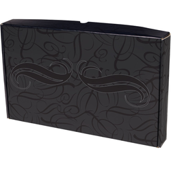 Presentkartong 40x27x7 svart 40x27x7