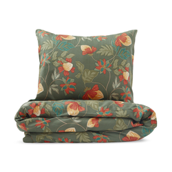 Bäddset bratteby satin 150x210 grön