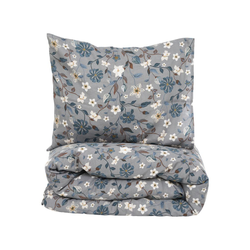 Borgvik satin 150x210 grå