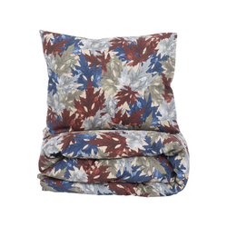 Brene satin 150x210 vinröd