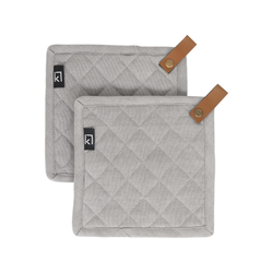 Grytlappar 2-pack grå