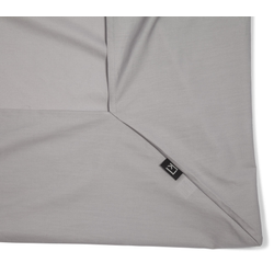 Kuvertlakan percale 105x200 ljusgrå