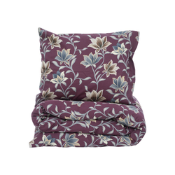 Nuntorp satin 150x210 vinröd