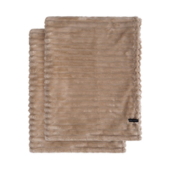 Pläd cozy 2-pack latte
