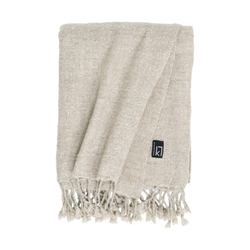 Pläd sjövallen beige