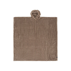 Poncho cozy latte