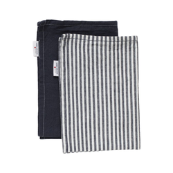 Kökshandduk 2-pack mörk marin