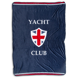 Pläd yacht marinblå