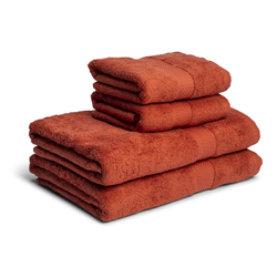Frotté fairtrade 550 g 30x50 terracotta