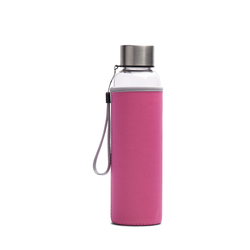 Glasflaska rosa