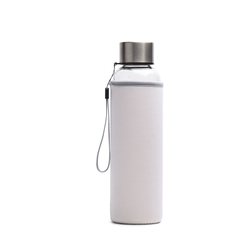 Glasflaska vit